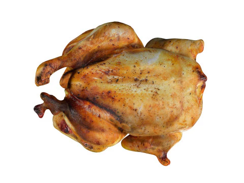 Chicken roasted whole 3D Model