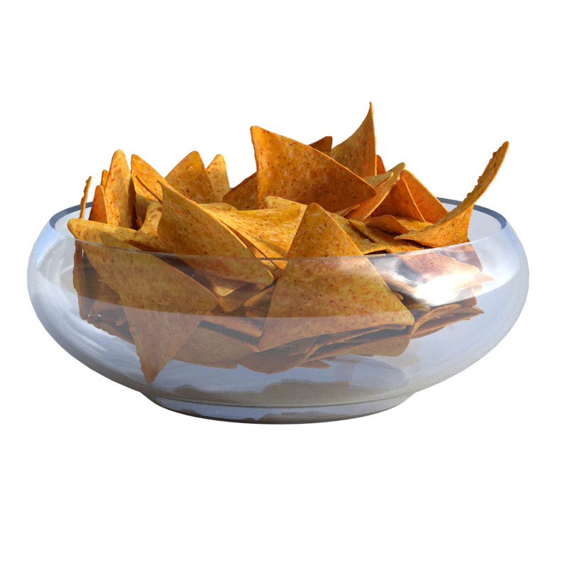 Doritos bowl 3D Model .c4d .max .obj .3ds .fbx .stl .blend 
