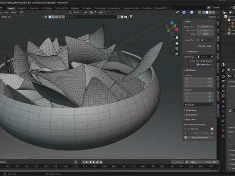 Doritos bowl 3D Model