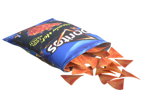 Doritos flamin hot cool ranch 3D Model