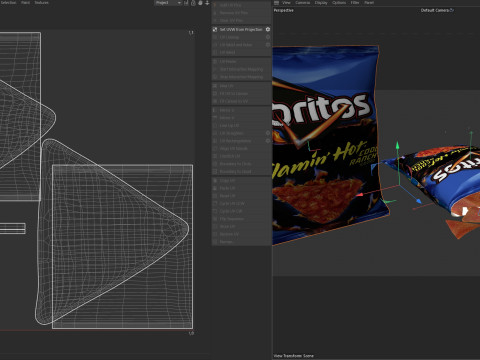 Doritos flamin hot cool ranch Modello 3D