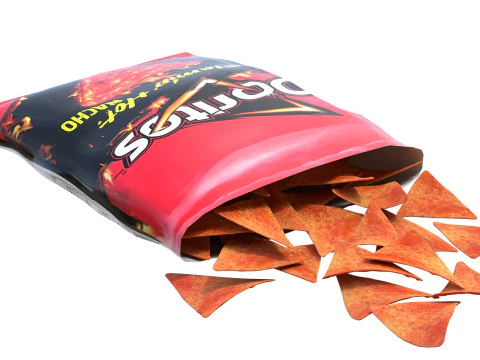 Doritos flamin hot nacho 3D Model