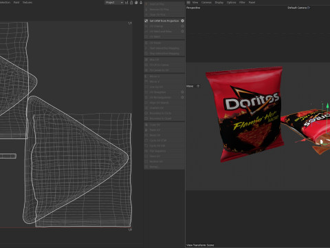 Doritos flamin hot nacho Model 3D