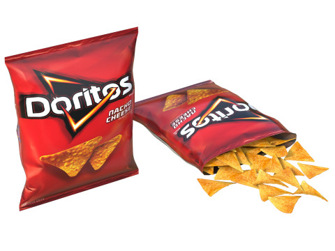 Doritos nacho cheese 3D Model