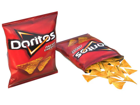 Queijo Doritos nacho Modelo 3D