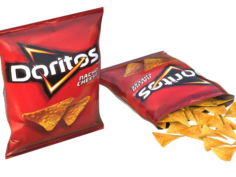 Doritos nacho cheese 3D Model