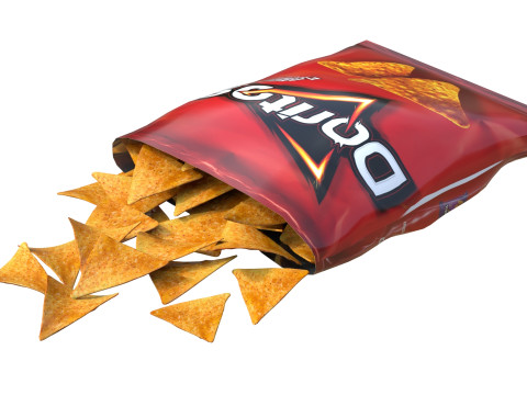 Doritos nacho cheese Modello 3D
