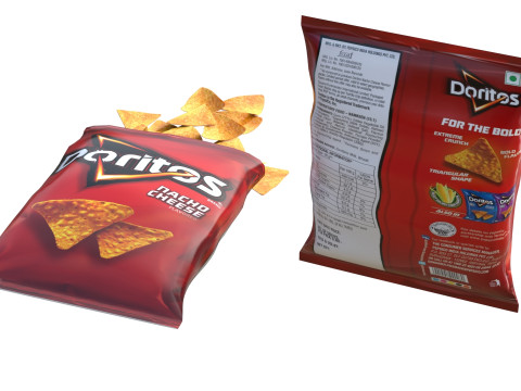 Doritos nacho cheese Modello 3D