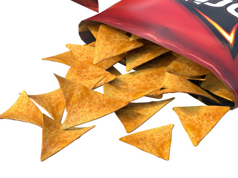 Doritos nacho cheese Modello 3D