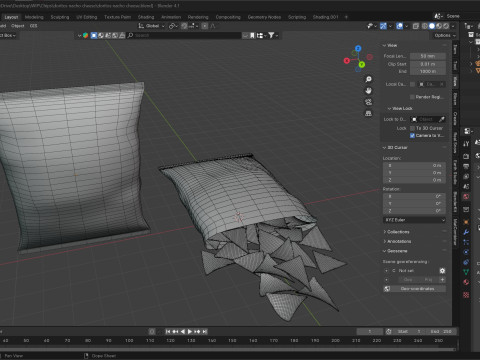 Doritos nacho cheese Modello 3D
