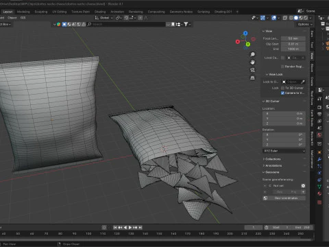 Doritos nacho cheese 3D Model