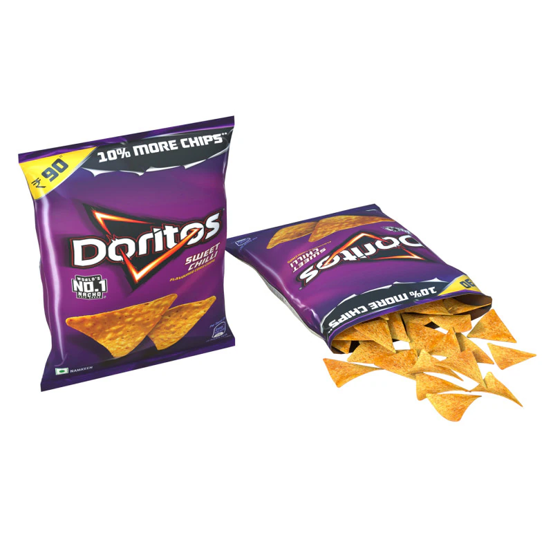 Doritos com pimenta doce Modelo 3D .c4d .max .obj .3ds .fbx .stl .blend 