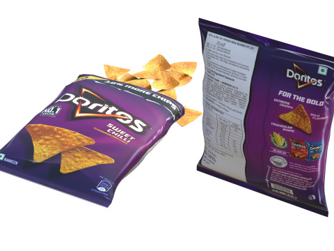 Doritos sweet chilli 3D मॉडल