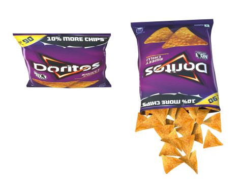 Doritos sweet chilli 3D मॉडल