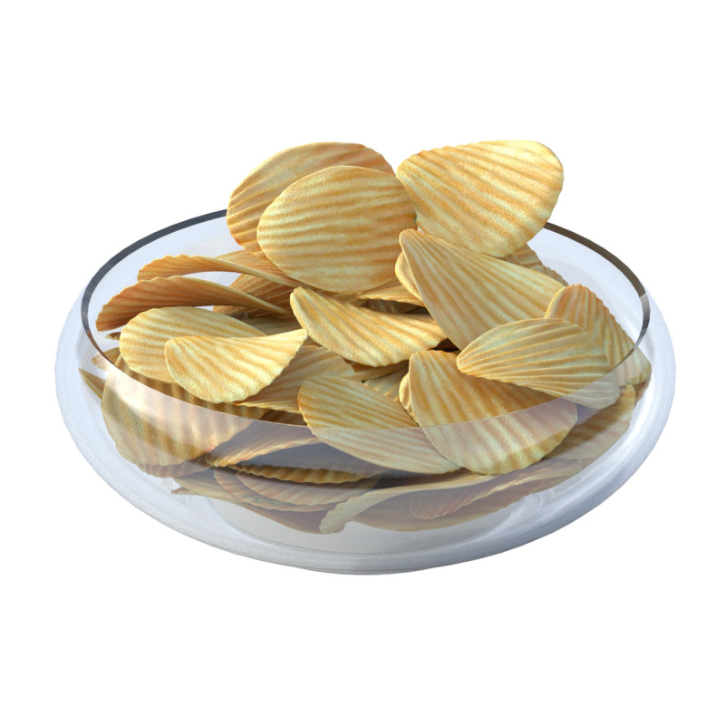 Lays bowl Model 3D .c4d .max .obj .3ds .fbx .stl .blend