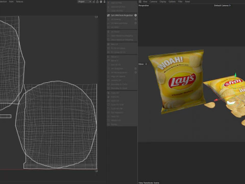 Lays classic salted 3D Model