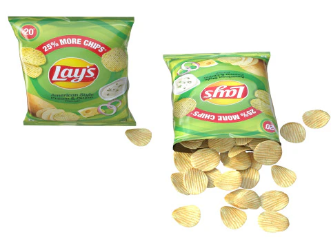 Lays cream and onion 3D Model