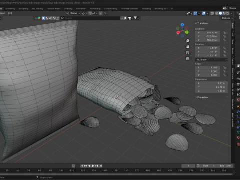 Lays india magic masala 3D Model