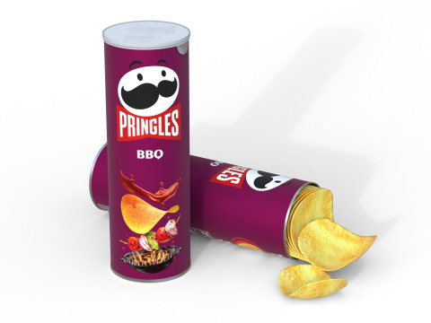 Pringles bbq 3D 模型