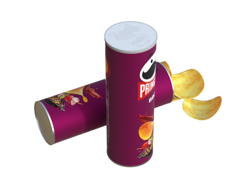 Pringles bbq 3D 模型