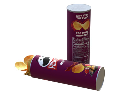 Pringles bbq 3D 模型