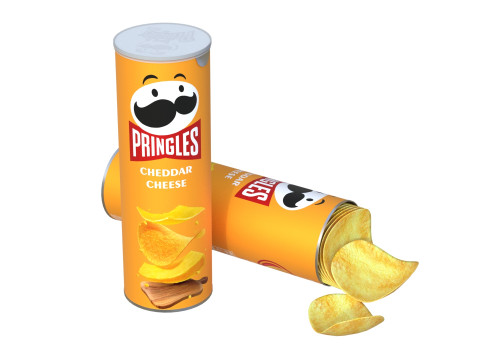 Pringles cheddar cheese 3D-Modell