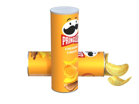 Pringles cheddar cheese 3D-Modell