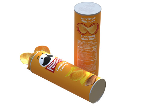 Pringles cheddar cheese 3D-Modell
