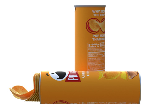Pringles cheddar cheese 3D-Modell