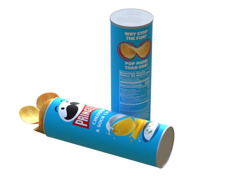 Pringles cheddar sour cream 3D Model
