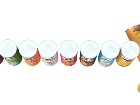 Cole&ccedil;&atilde;o Pringles Modelo 3D