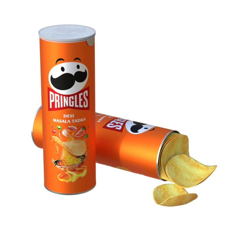 Pringles desi masala tadka 3D Model .c4d .max .obj .3ds .fbx .stl .blend 