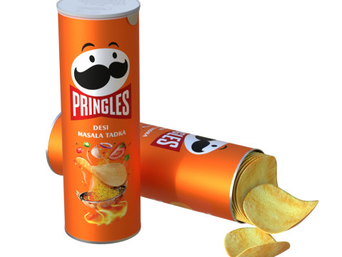 Pringles desi masala tadka 3D Model