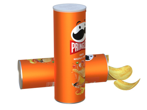 Pringles desi masala tadka Modello 3D