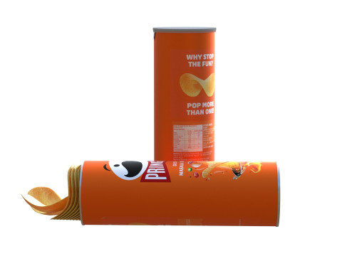 Pringles desi masala tadka Modello 3D
