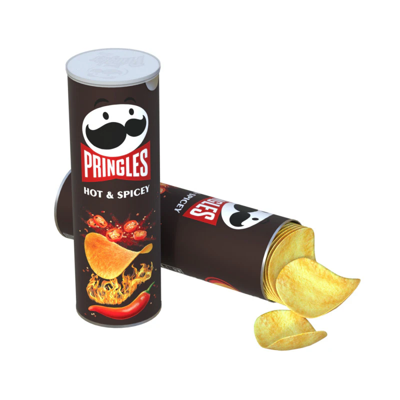 Pringles picante picante Modelo 3D .c4d .max .obj .3ds .fbx .stl .blend 