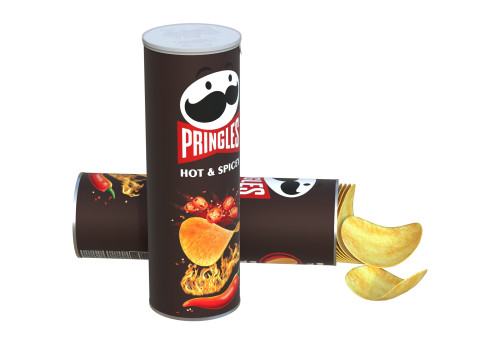 Pringles hot spicey 3D Model