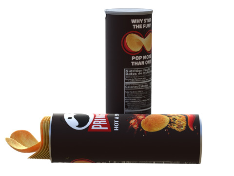 Pringles hot spicey 3D Model