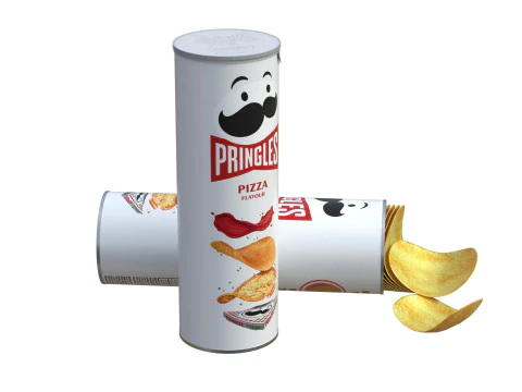 Pringles pizza flavour 3D Model