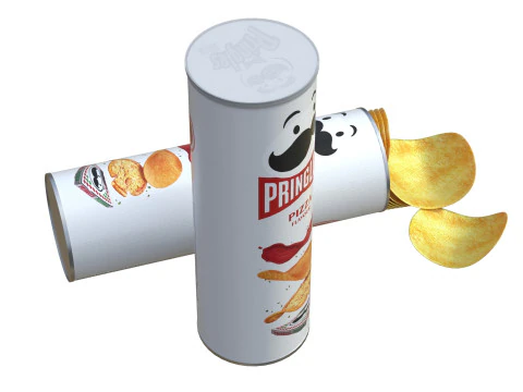 Pringles pizza flavour 3D Model