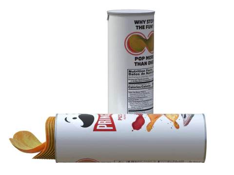 Pringles pizza flavour 3D Model