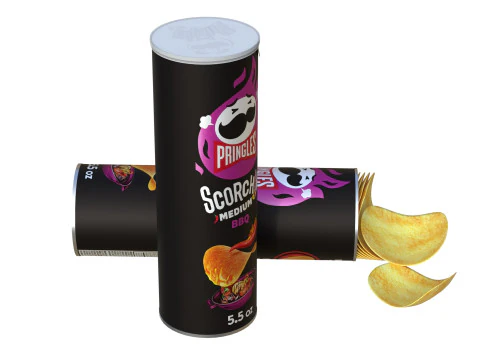 Pringles scorchin bbq 3D Model