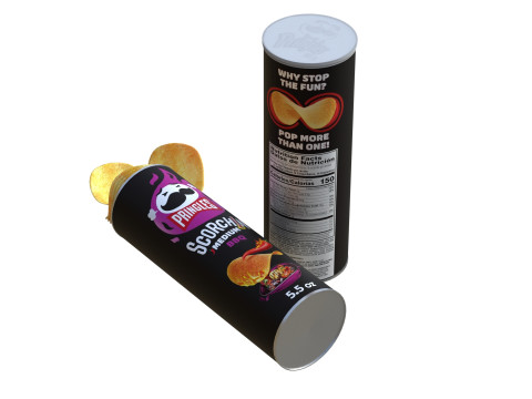 Pringles scorchin bbq 3D Модель