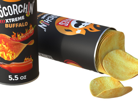 Pringles scorchin buffalo 3D Model