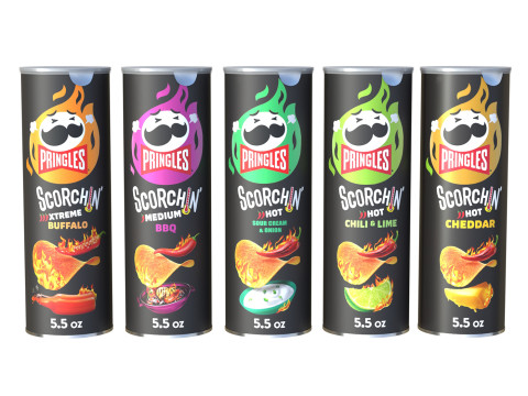 Pringles scorchin collection Modèle 3D