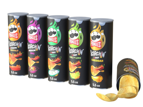 Pringles scorchin collection 3D Модель
