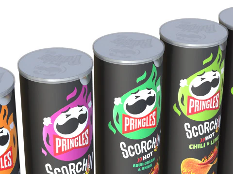 Pringles scorchin collection 3D Model