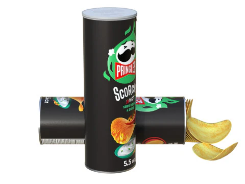 Pringles scorchin sour cream and onion 3D Model