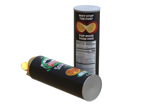Pringles scorchin sour cream and onion 3D-Modell