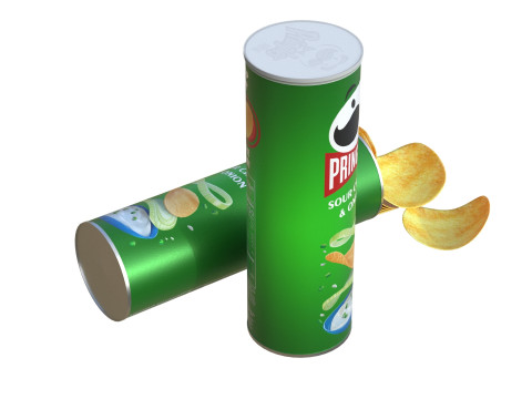 Pringles sour cream 3Dモデル